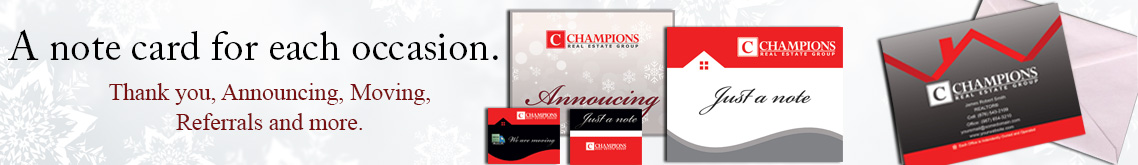 Champions Real Estate Group Note Cards
