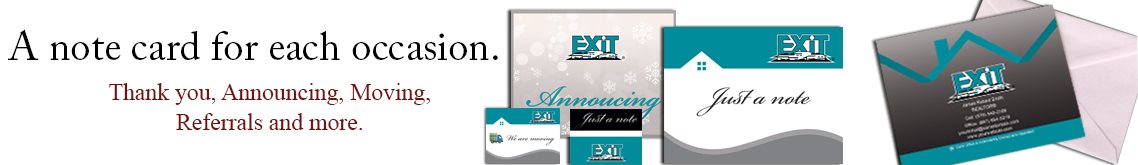 Exit Realty Note Cards