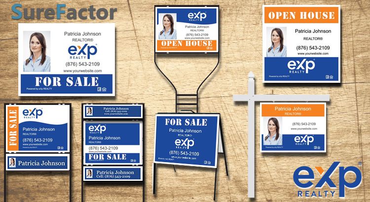 Exp Realty Real Estate Signs