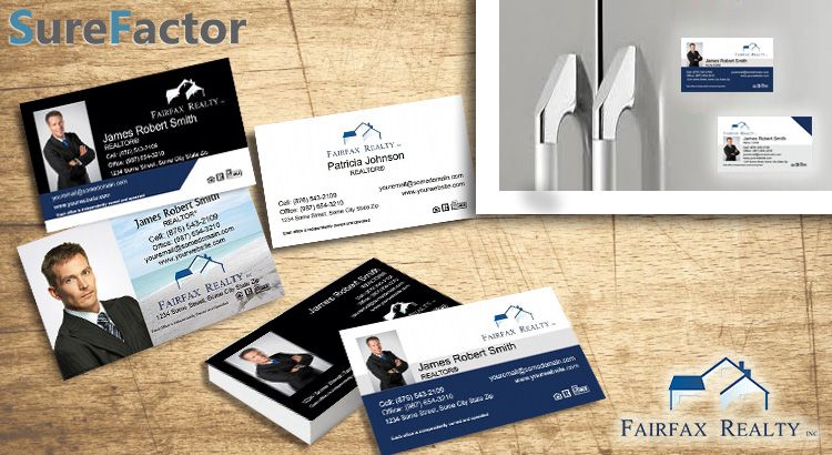 Fairfax Realty Business Card Magnets