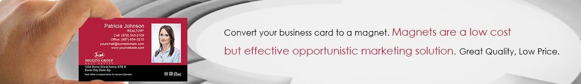 Higgins Group Business Card Magnets