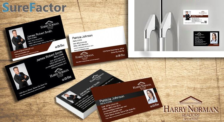 Harry Norman Realtors Business Card Magnets