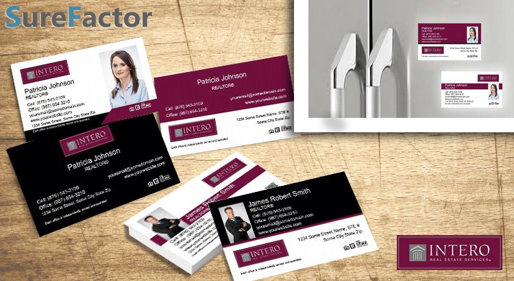 Intero Real Estate Business Card Magnets