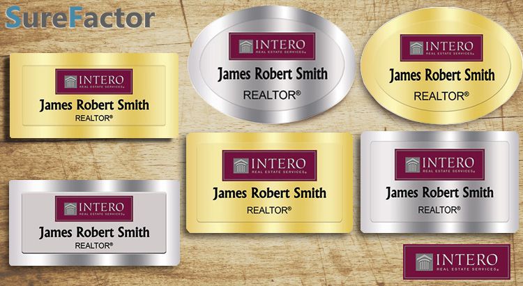 Intero Real Estate Name Badges