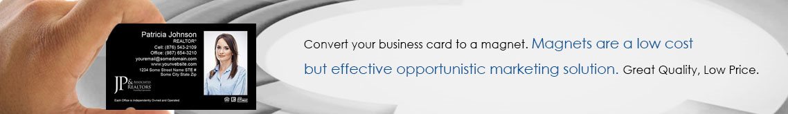 JP and Associates Realtors Business Card Magnets