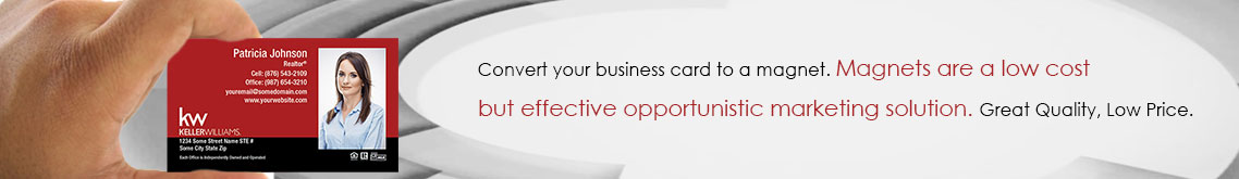 Keller Williams Business Card Magnets