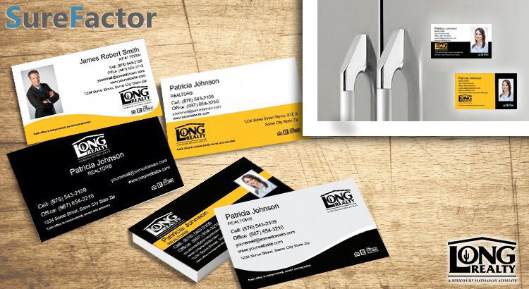 Long Realty Business Card Magnets
