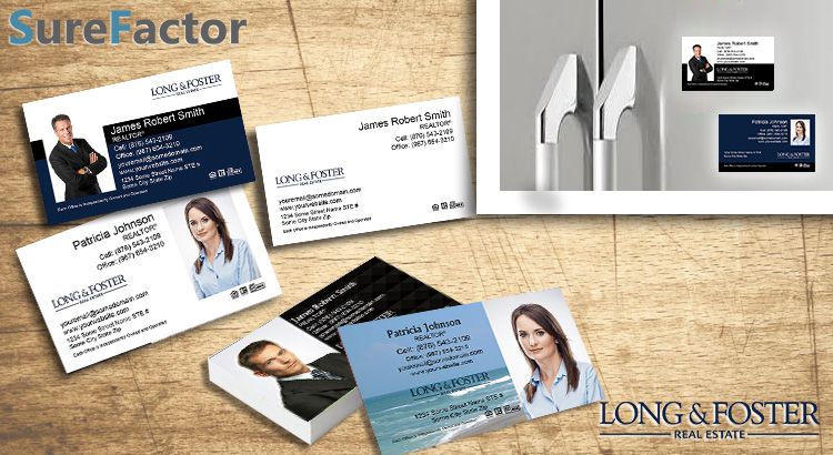 Long and Foster Business Card Magnets