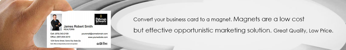 Patterson-Schwartz Business Card Magnets