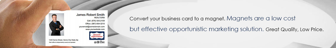 Realty Executives Canada Business Card Magnets