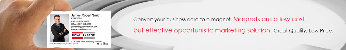 Royal LePage Canada Business Card Magnets