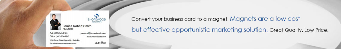 Shorewood Realtors Business Card Magnets