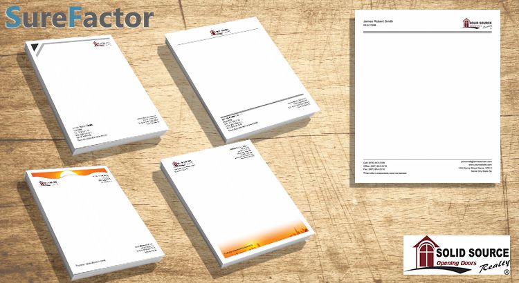 Solid Source Realty Letterheads