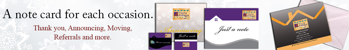 Tierra Antigua Realty Note Cards