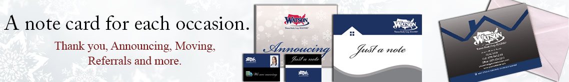 Watson Realty Corp Note Cards