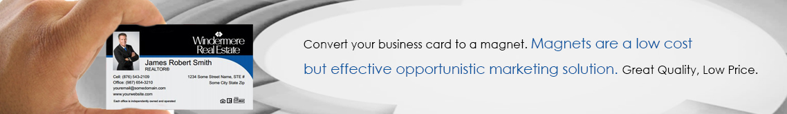 Windermere Real Estate Business Card Magnets