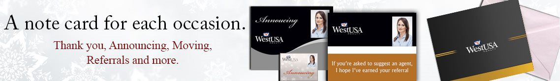 West Usa Realty Note Cards
