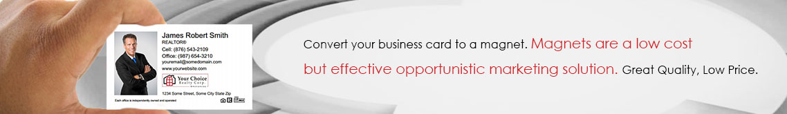 Your Choice Realty Canada Business Card Magnets